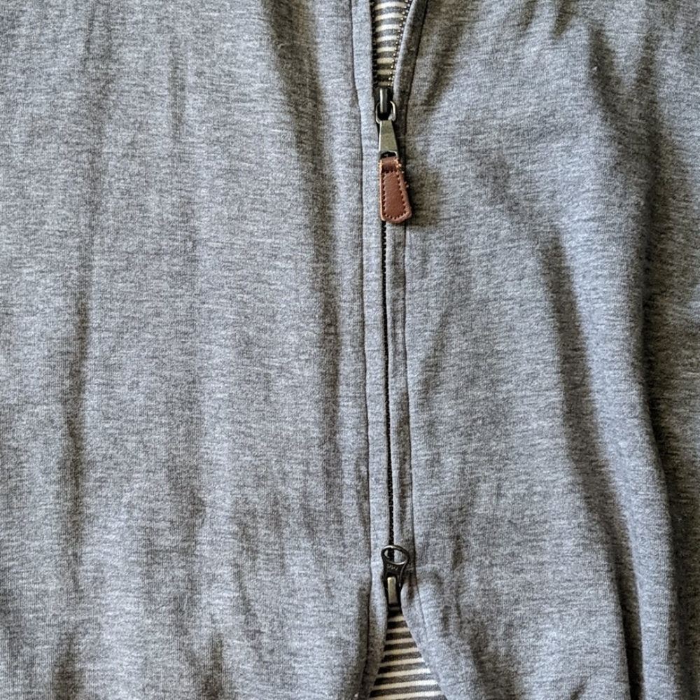 Banana Republic Gray Zip-up Sweatshirt Jacket - Picture 8 of 11